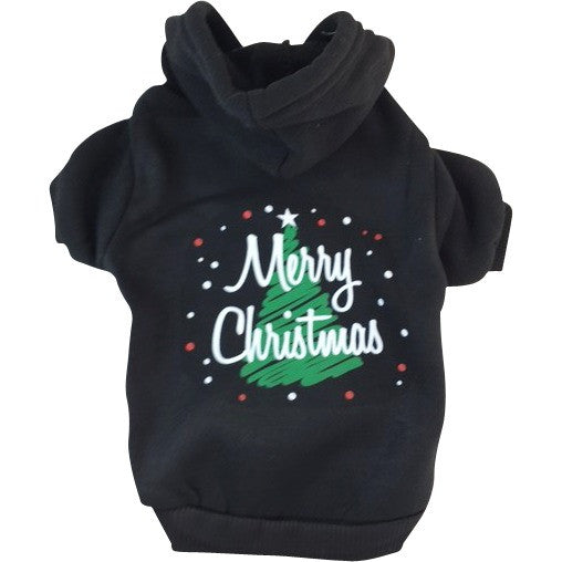 Christmas best sale dog hoodie