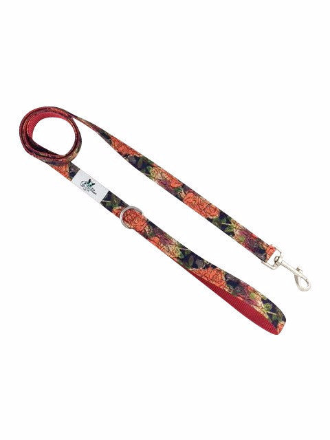 dog, cat, pet leash. Custom designed - fabric and nylon 